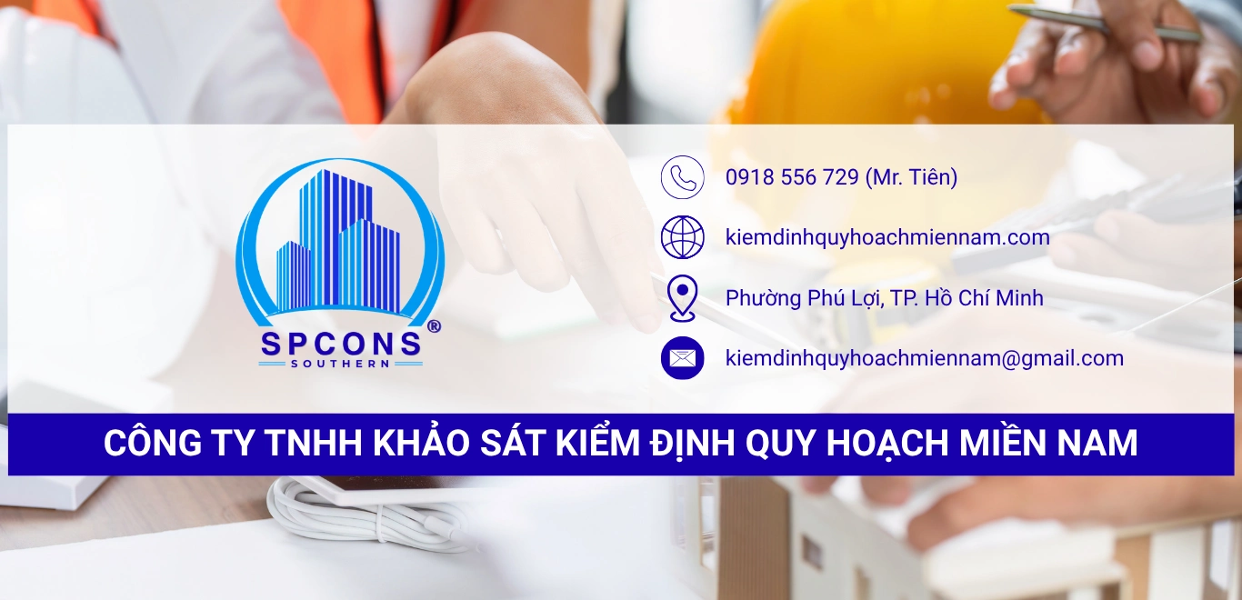 banner công ty kiểm định quy hoạch miền nam