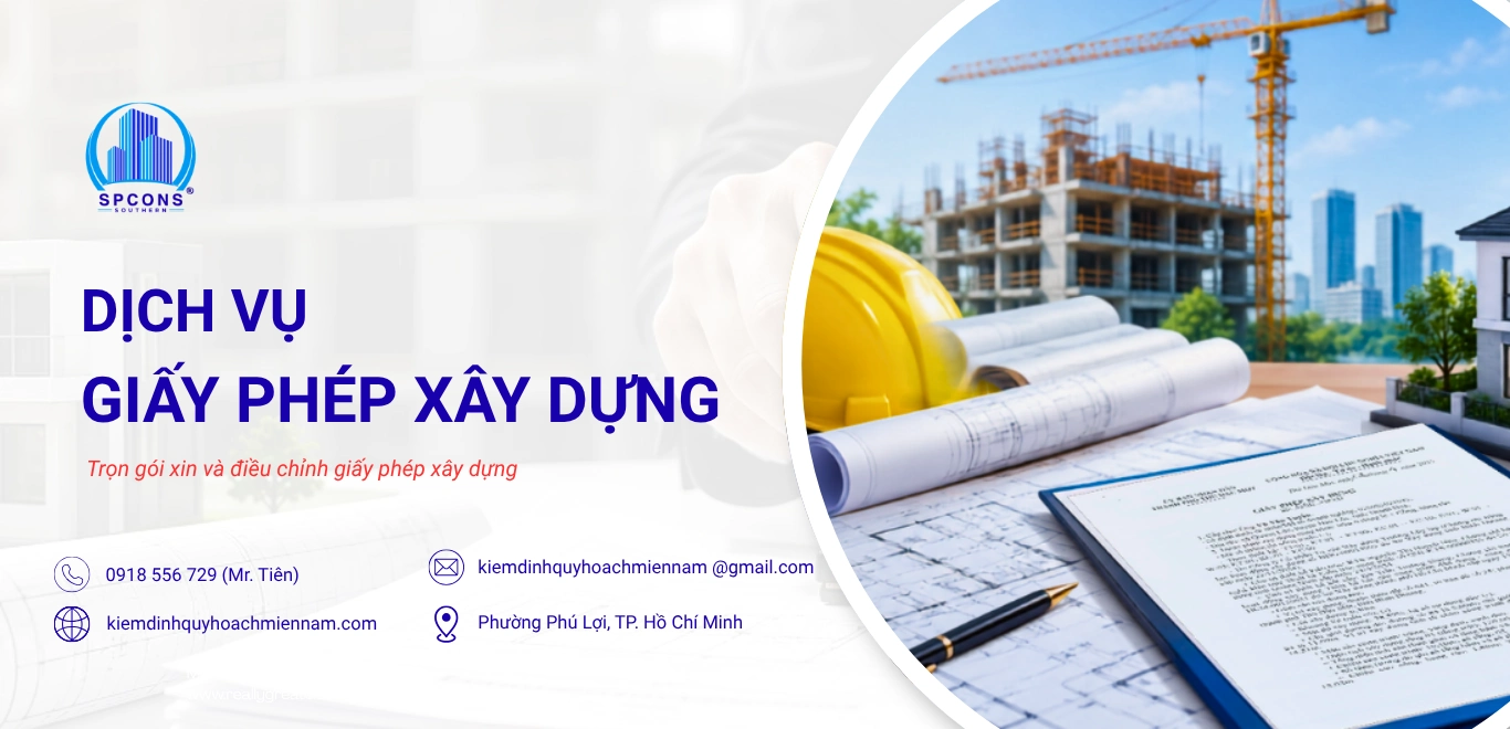 banner giấy phép xây dựng kiểm định quy hoạch miền nam