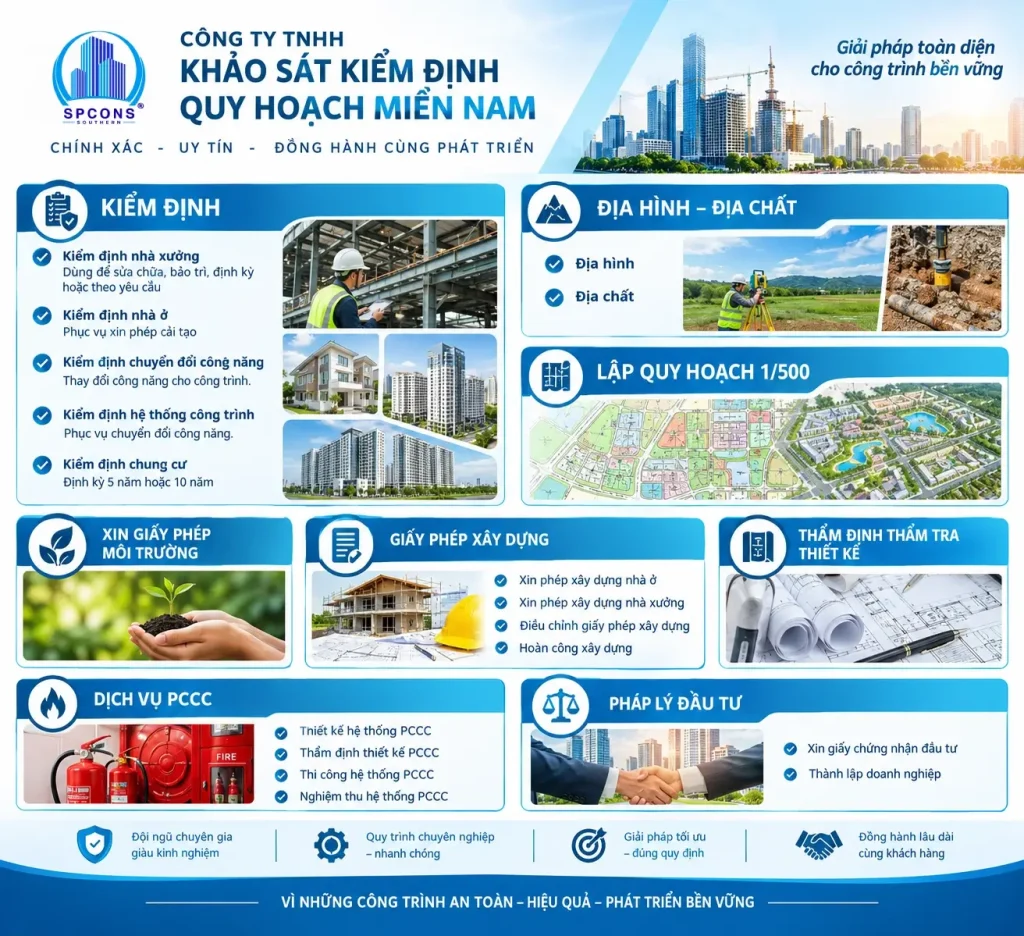 dịch vụ công ty khảo sát kiểm định quy hoạch miền nam