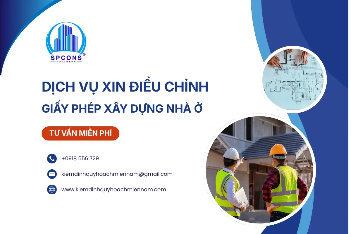 dịch vụ điều chỉnh giấy phép xây dựng nhà ở