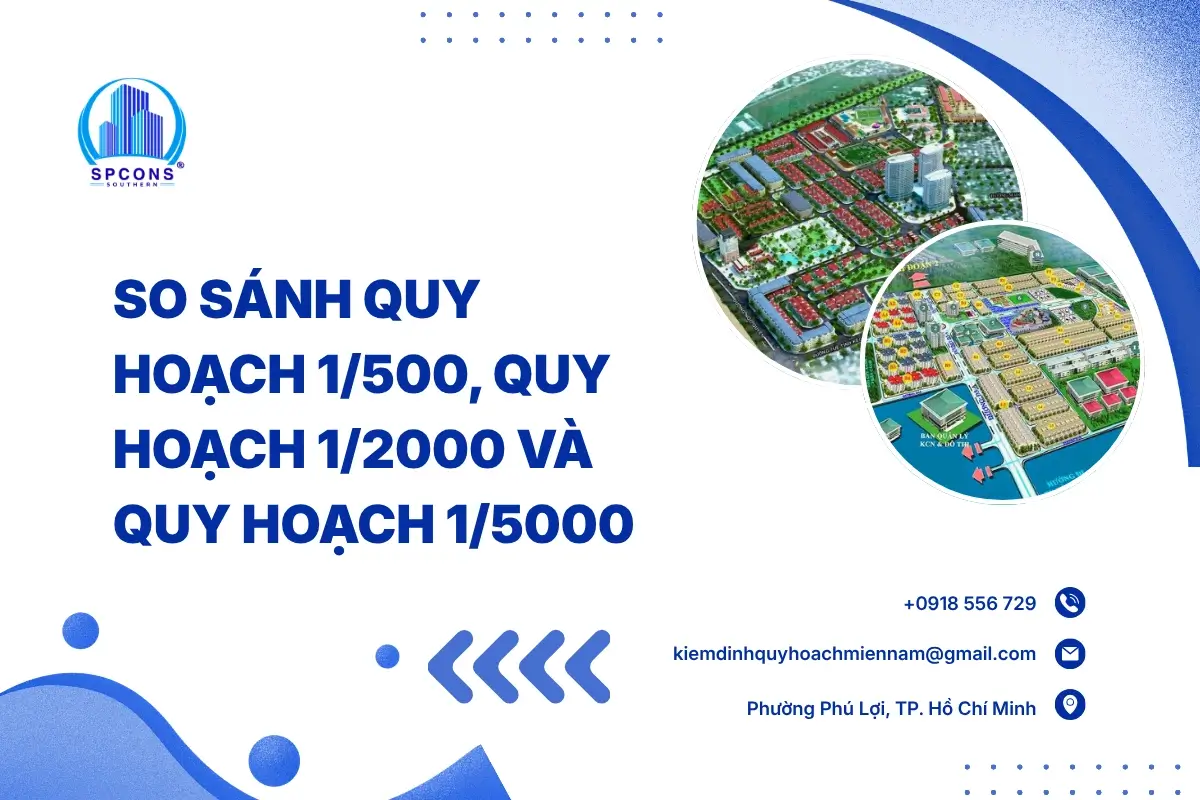 so sánh quy hoạch 1/500, quy hoạch 1/2000, quy hoạch 1/5000