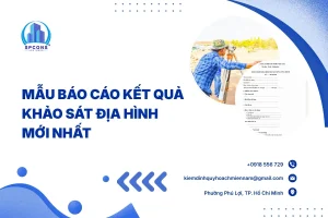 mẫu báo cáo kết quả khảo sát địa hình