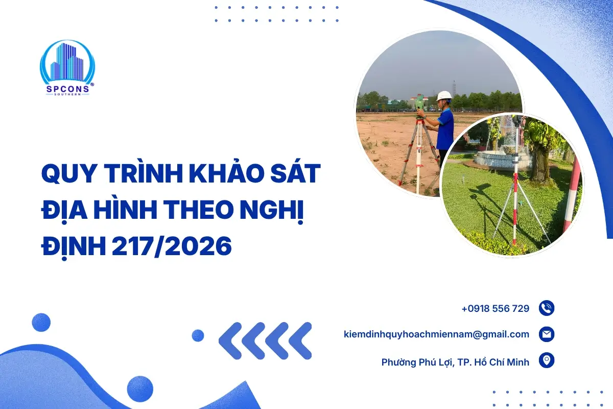 quy trình khảo sát địa hình