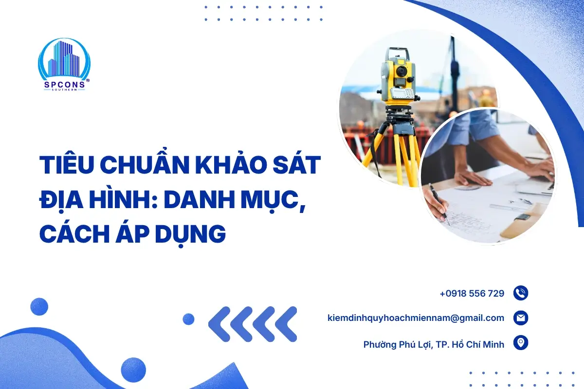 tiêu chuẩn khảo sát địa hình
