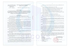 Văn bản chấp thuận quy hoạch 1/500 nhà máy Chrysanthemum Việt Nam